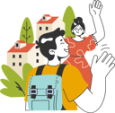 پیش‌نمایش فایل mother-is-waving-hand-to-kid-11261752 از پک سفر
