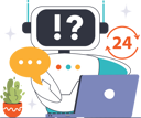 پیش‌نمایش فایل 24-hours-chatbot-service-11298887 از پک چت‌بات