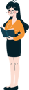 پیش‌نمایش فایل young-girl-holding-book-while-standing-11356349 از پک شخصیت‌ها