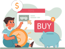 پیش‌نمایش فایل boy-buying-toy-car-online-11356825 از پک فعالیت افراد