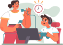 پیش‌نمایش فایل boy-playing-video-game-while-mother-disconnect-desktop-11356827 از پک فعالیت افراد