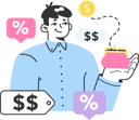 پیش‌نمایش فایل man-is-doing-sale-shopping-11356510 از پک خرید