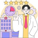پیش‌نمایش فایل man-checking-hospital-review-11364956 از پک پزشکی