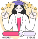 پیش‌نمایش فایل medical-student-charting-progress-of-healthcare-training-over-five-years-11364947 از پک پزشکی