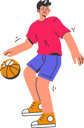 پیش‌نمایش فایل basketball-player-dribbling-basketball-11365531 از پک بسکتبال