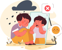 پیش‌نمایش فایل sad-boy-looking-at-his-reflection-in-the-mirror-11382145 از پک فعالیت کودکان