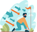 پیش‌نمایش فایل businessman-sets-deadline-to-achieve-business-target-11406567 از پک هدف کسب‌وکار