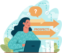 پیش‌نمایش فایل businesswoman-is-finding-business-direction-11406553 از پک هدف کسب‌وکار