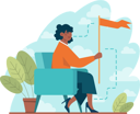 پیش‌نمایش فایل businesswoman-sets-higher-targets-for-employees-11406552 از پک هدف کسب‌وکار