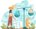 پیش‌نمایش فایل businesswoman-works-on-pros-and-cons-of-business-11406578 از پک هدف کسب‌وکار