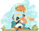 پیش‌نمایش فایل employee-have-creative-ideas-in-their-mind-11406575 از پک هدف کسب‌وکار