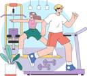 پیش‌نمایش فایل boy-is-running-on-treadmill-11410435 از پک کار از راه دور