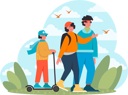پیش‌نمایش فایل friends-are-going-on-forest-hike-11408602 از پک تعطیلات