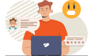 پیش‌نمایش فایل man-getting-customer-bad-review-11408416 از پک دیسکونتِنت