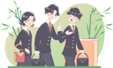 پیش‌نمایش فایل business-people-going-to-office-together-11410702 از پک فعالیت افراد