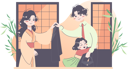 پیش‌نمایش فایل businessman-back-to-home-while-his-daughter-hugging-him-11410714 از پک فعالیت افراد