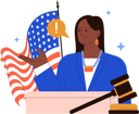 پیش‌نمایش فایل american-lady-giving-law-information-11411000 از پک ینکلوژن