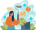 پیش‌نمایش فایل businesswoman-creating-ideas-11433552 از پک تچنولوگیس