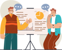 پیش‌نمایش فایل guys-giving-business-presentation-11411045 از پک نِگوتیاشن