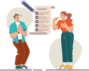پیش‌نمایش فایل man-sign-job-contract-11411048 از پک نِگوتیاشن
