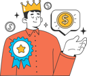 پیش‌نمایش فایل financial-consultant-receives-honor-badge-11424230 از پک ویننِر کسب‌وکار