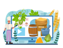 پیش‌نمایش فایل brewery-online-service-11516440 از پک غذا و نوشیدنی