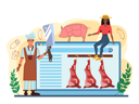 پیش‌نمایش فایل butcher-online-service-11516442 از پک غذا و نوشیدنی