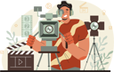 پیش‌نمایش فایل camera-man-shooting-film-11521054 از پک فیلم‌سازی