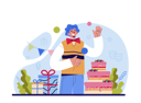 پیش‌نمایش فایل event-entertainer-celebrating-children-birthday-11521169 از پک فعالیت افراد