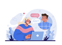 پیش‌نمایش فایل female-agent-talking-with-customer-11521155 از پک فعالیت افراد