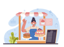 پیش‌نمایش فایل female-baker-selling-cake-11521164 از پک فعالیت افراد