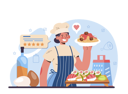 پیش‌نمایش فایل female-chef-making-and-serving-tasty-dish-11521165 از پک فعالیت افراد