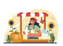 پیش‌نمایش فایل female-farm-worker-growing-plants-and-feeding-animals-11521163 از پک فعالیت افراد