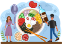 پیش‌نمایش فایل chef-following-recipe-guidelines-11664219 از پک غذا خوشمزه