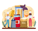 پیش‌نمایش فایل chef-preparing-pasta-11664212 از پک غذا خوشمزه