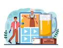 پیش‌نمایش فایل brewery-online-service-11664315 از پک آشپزی آنلاین