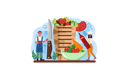 پیش‌نمایش فایل chef-makes-chicken-shawarma-11664294 از پک ساخت غذا