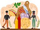 پیش‌نمایش فایل chef-prepares-tacos-11664278 از پک ساخت غذا