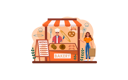 پیش‌نمایش فایل chef-selling-bakery-items-11664242 از پک غذا آشپزی