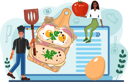 پیش‌نمایش فایل chef-preparing-egg-omelet-11664197 از پک آشپزی آنلاین