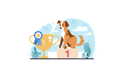پیش‌نمایش فایل dog-wins-prize-in-competition-11692179 از پک فعالیت وب