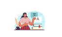 پیش‌نمایش فایل girl-doing-linguist-translating-document-11690970 از پک فعالیت وب
