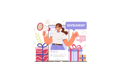 پیش‌نمایش فایل girl-giveaway-announcement-11690949 از پک فعالیت وب