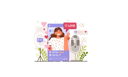پیش‌نمایش فایل girl-live-streaming-on-mobile-11690966 از پک فعالیت وب