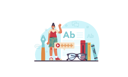 پیش‌نمایش فایل girl-with-study-books-11690971 از پک فعالیت وب