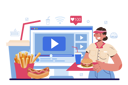 پیش‌نمایش فایل fast-food-worker-preparing-tasty-junk-food-11689479 از پک فعالیت آنلاین