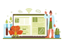 پیش‌نمایش فایل girl-working-on-biology-science-11689459 از پک فعالیت آنلاین