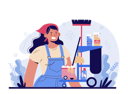پیش‌نمایش فایل cleaning-staff-with-special-equipment-11689284 از پک متفرقه