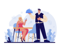 پیش‌نمایش فایل restaurant-staff-in-uniform-serving-food-11689297 از پک متفرقه