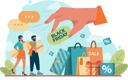 پیش‌نمایش فایل couple-doing-black-friday-shopping-11721071 از پک جمعه سیاه